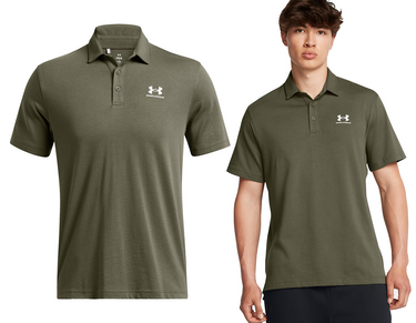 Koszulka Polo UNDER ARMOUR z kołnierzykiem 1386608 390 zielony