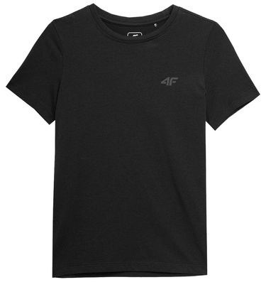 T-shirt chłopięcy 4F M0795 20S bawełna czarny