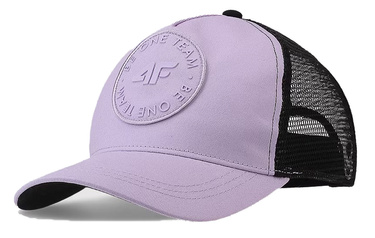 Czapka z daszkiem 4F U389 z siatką na lato fiolet