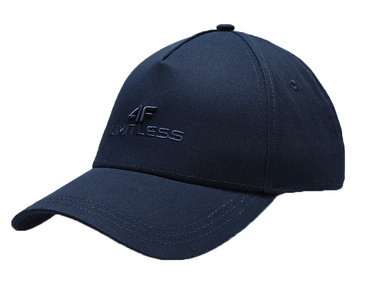Czapka z daszkiem 4F M128 męska granat na lato