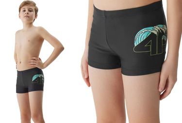 Kąpielówki sportowe chłopięce 4F M036 bokserki na basen