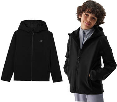 Softshell chłopięcy 4F M207 sportowy z kapturem