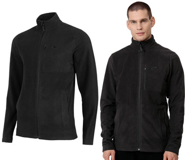 Polar męski 4F L22 PLM352 ciepła bluza na stójce