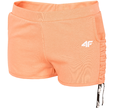 Krotkie spodenki dla dziewczynki 4F szorty JSKDD203 brzoskwinia