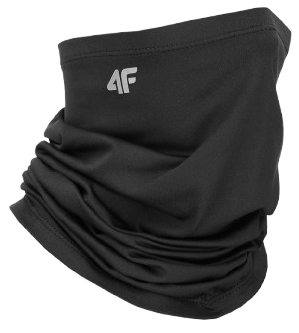 Bandana sportowa U124 komin 4F czarny uniwersalny