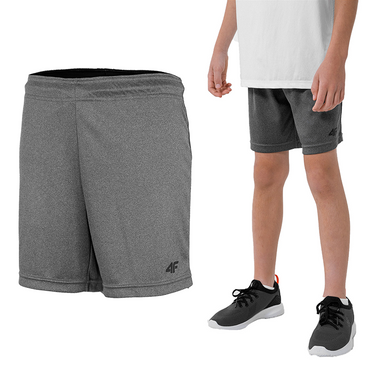 Szorty sportowe 4F spodenki na WF JSKMTR001 treningowe 122/128