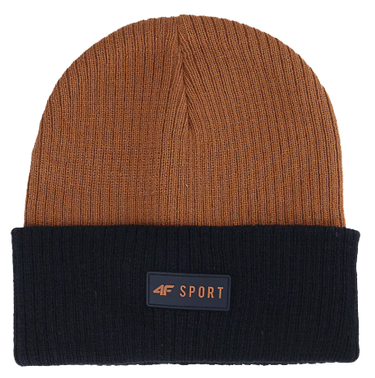 Czapka chłopięca 4F zimowa ciepła M427 brąz one size