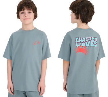 Koszulka z nadrukiem na plecach 4F M1914 z bawełny