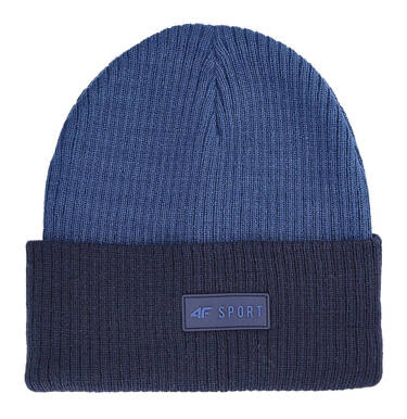 Czapka chłopięca 4F prążek M427 niebieski one size