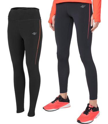 Legginsy sportowe 4F SPDF015 z wysokim stanem