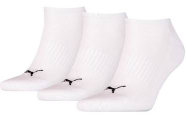Skarpety bawełniane PUMA 90794202 3PAK stopki białe