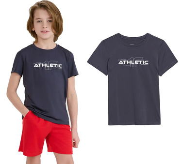 Koszulka sportowa 4F M1209 T-shirt szybkoschnący szary