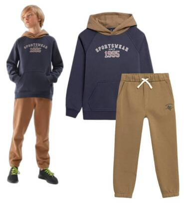 Dres sportowy 4F komplet bluza spodnie dresowe