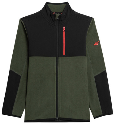 Polar chłopięcy 4F M106 bluza na zamek zieleń