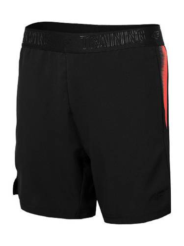 Szorty sportowe 4F JSKMTR002 treningowe czarne